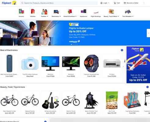 印度Flipkart网购平台客户