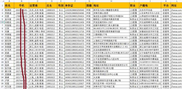 珍爱网女性和男性4万条，珍爱网婚恋交友，约炮交友相亲色男色女