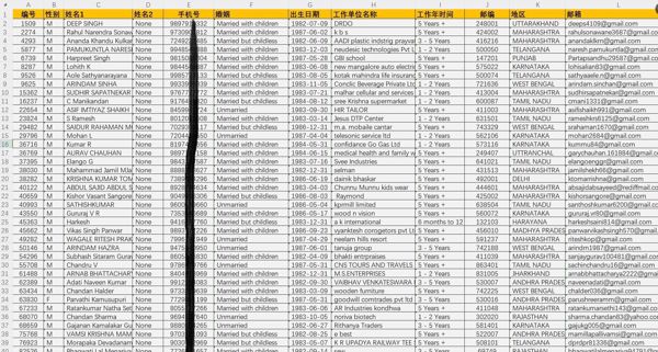 印度主管上班族17万条，印度中产阶层工作人员