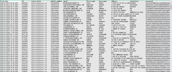 26/7/29最新提取_法国购物法国富人奢侈品老佛爷galerieslafayette.com精选数据47万条CRST