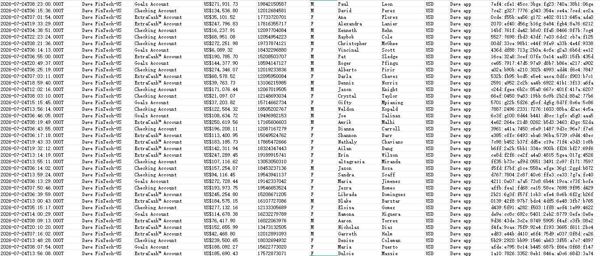 26/7/24首次提取_美国在线数字银行（Dave）多类型账户收款/活期/储蓄数据90万条_精选数据CRST