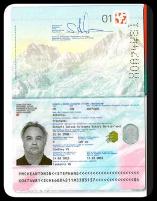 瑞士高清护照83个