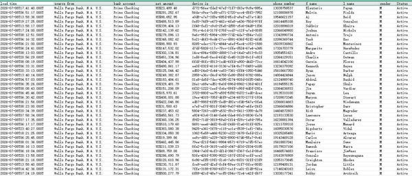 26/7/8最新提取_美国银行富人_富国银行WellsFargo高级大额账户43万条_纯男性