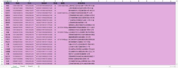 【90后年轻女性数据9万】女性数据带身份证号码3要素数据三要素数据优质年轻女性数据（AA数据清单）