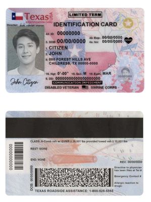 美国驾照PSD模板，包含：50个州新旧版本都有