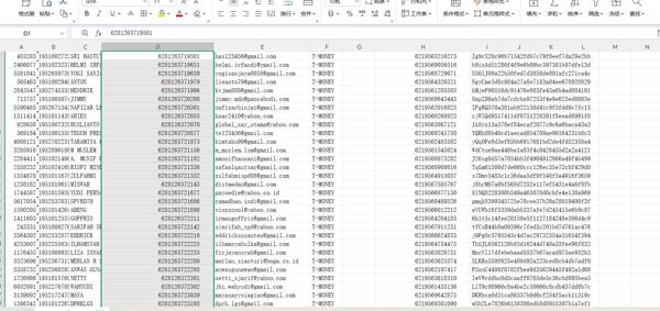 ID CUSTCODE 客户代码编号 客户真实姓名 客户手机号 EMAIL 证件号码 客户详细居住地址。 客户手机号 激活码 BIRTHDATE 出生地 总共570万