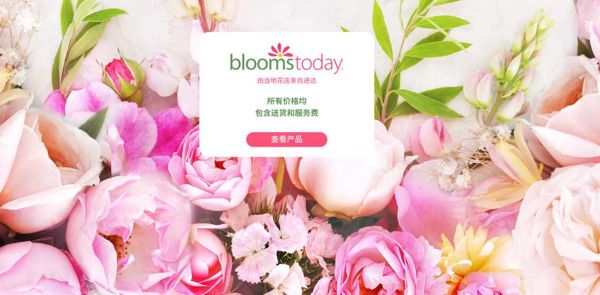 美国鲜花速递BloomsToday-345万订花信息