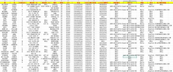 美国公民户籍带SSN-45万