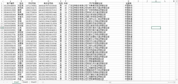 【广发证券新开户股民数据3.6万】带身份证号码证券开户数据股票营销数据证卷数据股票投资数据理财数据券商数据（AA数据清单）
