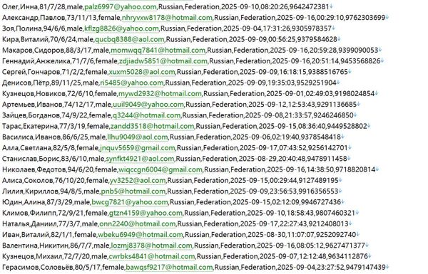 俄罗斯社保养老官网 614w用户数据资料 httpssfr.gov.ru