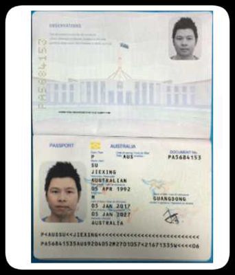 澳大利亚护照四角全的200个