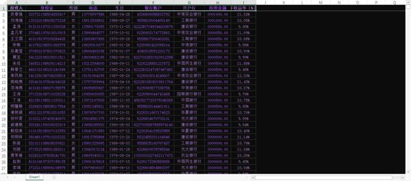 【银行大额存款数据12.5W】银行数据富人数据投资数据三要素数据3要素数据有钱人数据理财数据（AA数据清单）