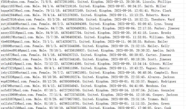 英国rightmove.co.uk房产综合交易网（客户个人信息）521w