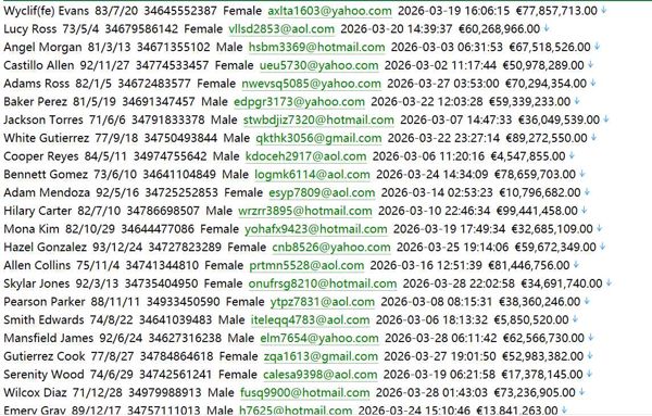 西班牙 金融监管网（用户信息）481w dgsfp.es 用户数据资料