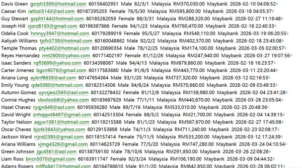 马来西亚 klccproperty.com 吉隆坡高端房产网（客户信息）710w