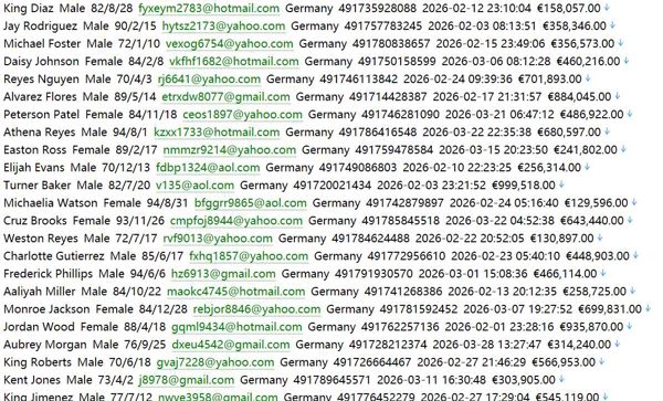德国 makler-portal.de 房产中介网（客户信息）693w