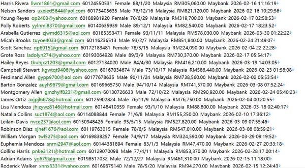 马来西亚股票衍生品和伊斯兰市场交易503w交易所Bursa网 (bursamalaysia.com)用户数据资料