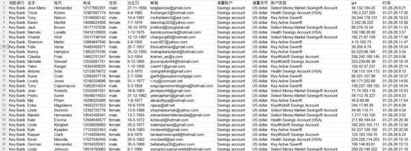 26年1月29号渗透出库全新数据，数量为818709，图片为全格式，包含所有储蓄账户类型，4要素无重复项，拍后自动发货！