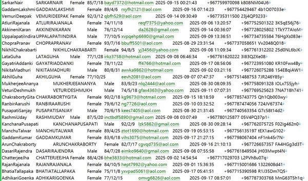 也门YER金融投资客户信息560W