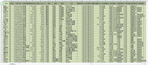 【女性数据富婆数据8W】屋主数据业主信息商品房产信息装修信息二手房数据房产数据装修数据业主数据（AA数据清单）