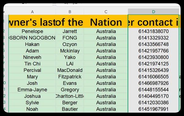 澳大利亚（Australia）_业主Home_房主_男_已筛WS活跃账号_500条_1
