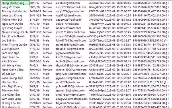 越南（TPBank）先锋股份商业银行信息537w带余额