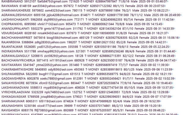 印度尼西亚（BankCentralAsiaBCA）中亚银行个人储户信息611w