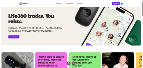 美国life360家庭位置安全应用app用户-25万