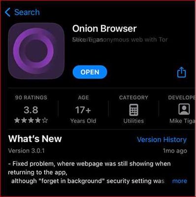 暗网首发——暗网爱好者的福音，苹果手机IOS系统用Onion Browser成功打开暗网的方法！