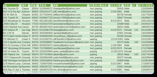 美国交友样本-100+