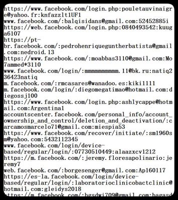 facebook  密正1.2W