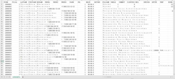 112万俄罗斯大型连锁医院官网脱裤数据手机号