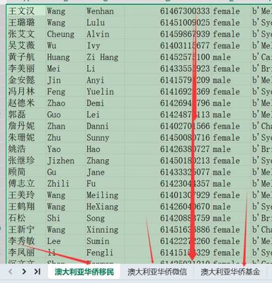 澳大利亚华侨 护照，微信 ，基金 保险，澳洲i新顶流男女都有共400+