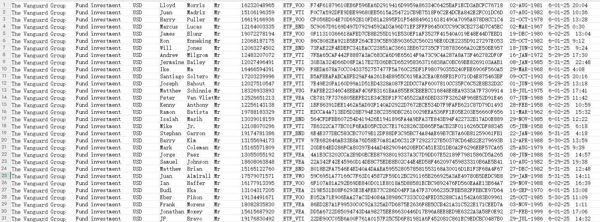 来源：先锋领航集团旗下基金网站渗透提取，出库时间6/3 全格式!

本次只出售男性投资用户，重复以过滤，MG网盘发货！

不懂得可以留言，上线后第一时间回复