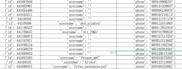 伊朗Telegram_电报_数据库料_WS已筛活跃账号_500条