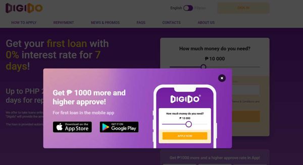 菲律宾贷款网站https://digido.ph/会员100万条