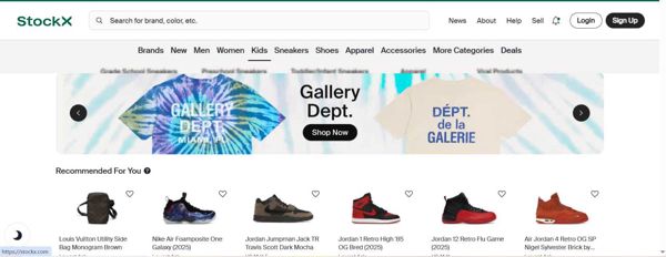 美国StockX.com.购物数据150万-已去重，带站点