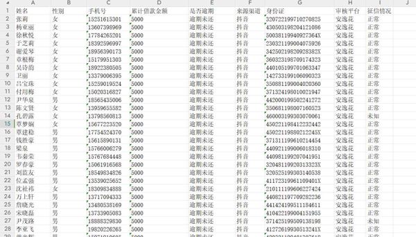 抖音安逸花40万逾期客户