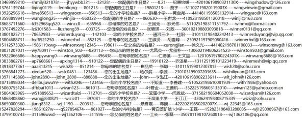 历史铁路12306订票系统500W用户四要素包含明文密码