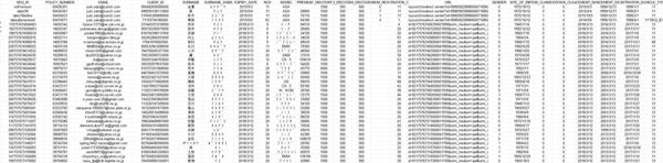 日本保险理财数据50万日本苏黎世保险公司
数据字段详细，具体图，拍下自动发货