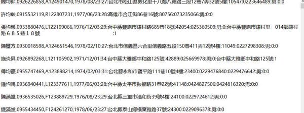 台湾tw户籍书籍，1000多万
