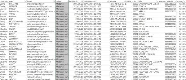 4000k法国高品质产品购物数据含站点